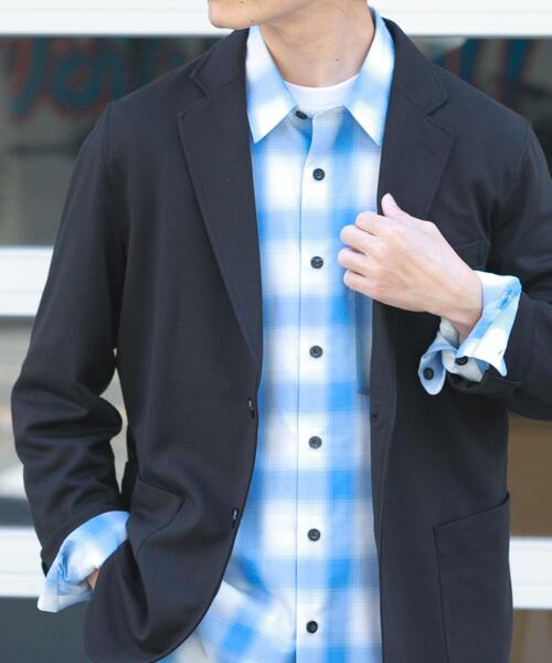 ITEMS URBANRESEARCH(アイテムズ アーバンリサーチ)の「『洗濯可』SMART-air 調温 コンフォートジャケット(楽着シリーズ)(その他アウター・メンズ・グレー系その他/ブラック/カーキ/ネイビー・MEDIUM/LARGE)」の2枚目の写真