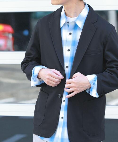 ITEMS URBANRESEARCH(アイテムズ アーバンリサーチ)の「『洗濯可』SMART-air 調温 コンフォートジャケット(楽着シリーズ)(その他アウター・メンズ・グレー系その他/ブラック/カーキ/ネイビー・MEDIUM/LARGE)」の5枚目の写真