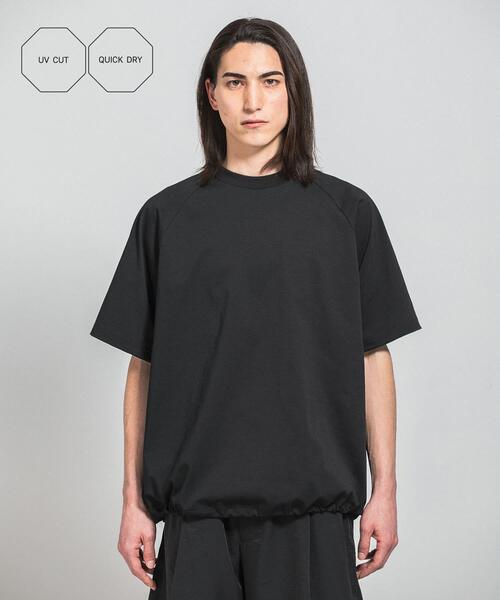 EKAL(エカル)の「『吸水速乾/防シワ/UVカット』DRY OUT Super Wide T-SHIRTS(Tシャツ/カットソー・メンズ・ブラック/アイボリー/チャコールグレー・LARGE/MEDIUM)」の1枚目の写真