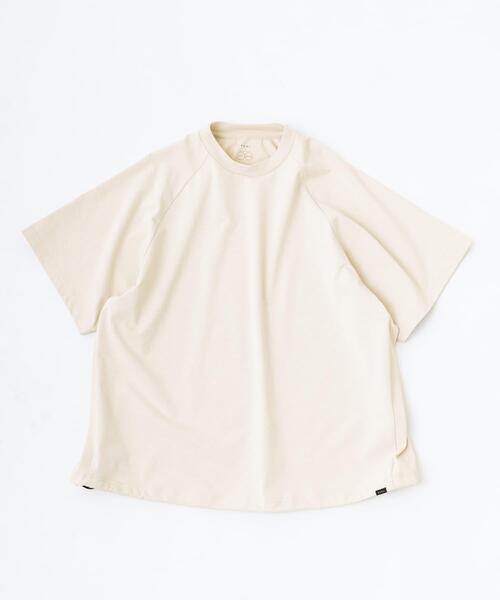 EKAL(エカル)の「『吸水速乾/UVカット』DRY OUT Super Wide T-SHIRTS(Tシャツ/カットソー・メンズ・ブラック/アイボリー/チャコールグレー・LARGE/MEDIUM)」の6枚目の写真