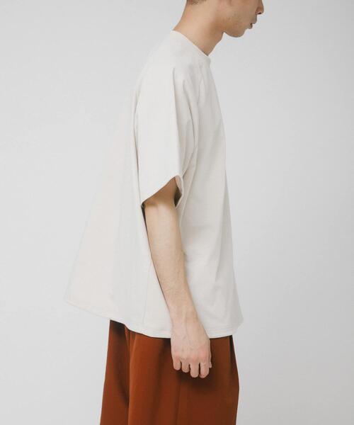 EKAL(エカル)の「『吸水速乾/UVカット』DRY OUT Super Wide T-SHIRTS(Tシャツ/カットソー・メンズ・ブラック/アイボリー/チャコールグレー・LARGE/MEDIUM)」の9枚目の写真