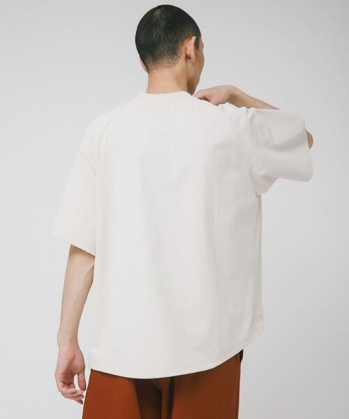 EKAL(エカル)の「『吸水速乾/UVカット』DRY OUT Super Wide T-SHIRTS(Tシャツ/カットソー・メンズ・ブラック/アイボリー/チャコールグレー・LARGE/MEDIUM)」の10枚目の写真