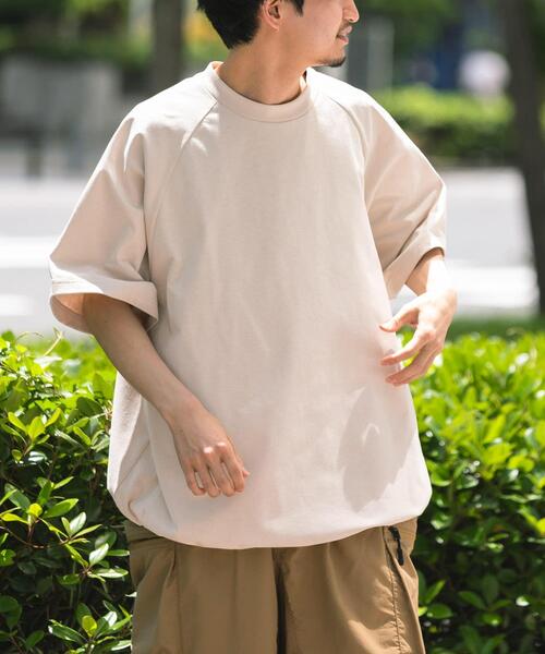 EKAL(エカル)の「『吸水速乾/UVカット』DRY OUT Super Wide T-SHIRTS(Tシャツ/カットソー・メンズ・ブラック/アイボリー/チャコールグレー・LARGE/MEDIUM)」の14枚目の写真