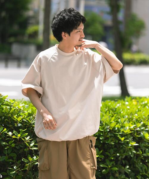 EKAL(エカル)の「『吸水速乾/UVカット』DRY OUT Super Wide T-SHIRTS(Tシャツ/カットソー・メンズ・ブラック/アイボリー/チャコールグレー・LARGE/MEDIUM)」の15枚目の写真