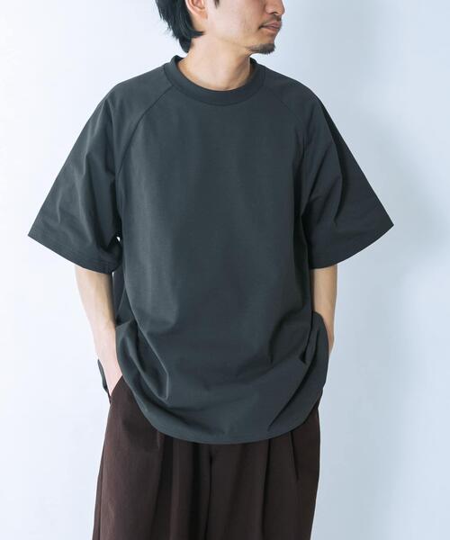 EKAL(エカル)の「『吸水速乾/UVカット』DRY OUT Super Wide T-SHIRTS(Tシャツ/カットソー・メンズ・ブラック/アイボリー/チャコールグレー・LARGE/MEDIUM)」の18枚目の写真