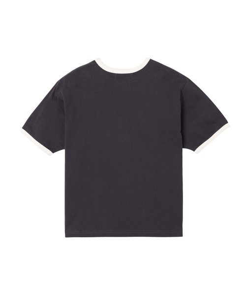 MILKFED.(ミルクフェド)の「HEART LOGO FLOCK PRINT RINGER TEE(Tシャツ/カットソー・レディース・ライトブルー/オートミール/チャコール・S/M)」の21枚目の写真