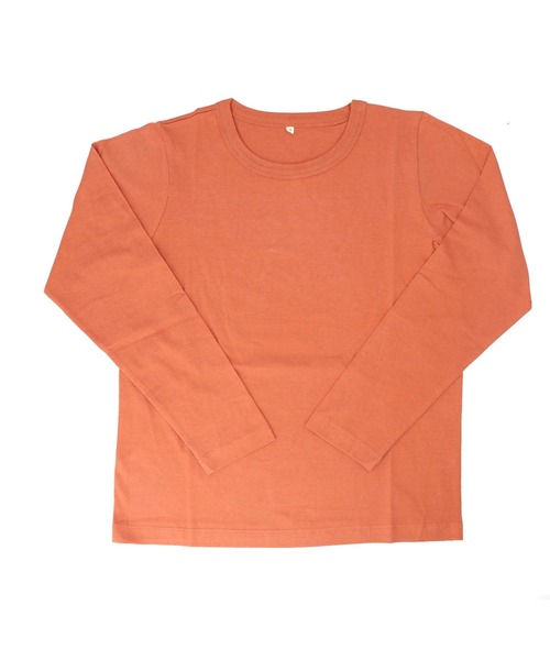 BACKYARD FAMILY(バックヤードファミリー)の「USAコットン長袖Tシャツ(Tシャツ/カットソー・レディース・ブラウン/オレンジ/ブラック/アイボリー・L/M)」の4枚目の写真