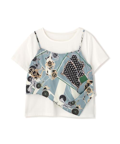 EDIT COLOGNE（エディットコロン）の「＜Ｅ＞ビスチェ付きカットソー / 1216167400（Tシャツ/カットソー・レディース・ベージュ/ライトグリーン・FREE）」の12枚目の写真