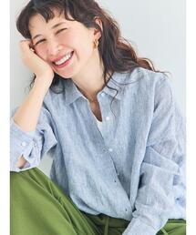 Samansa Mos2 | リネンシャツ(シャツ/ブラウス)