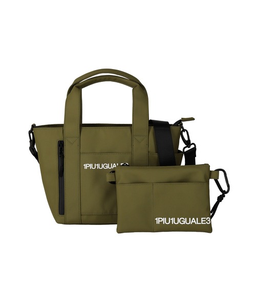 1PIU1UGUALE3 GOLF(ウノピゥウノウグァーレトレゴルフ)の「TOTE BAGSMALL(ショルダーバッグ・メンズ・ブラック/カーキ/グレー/ターコイズブルー・FREE)」の2枚目の写真