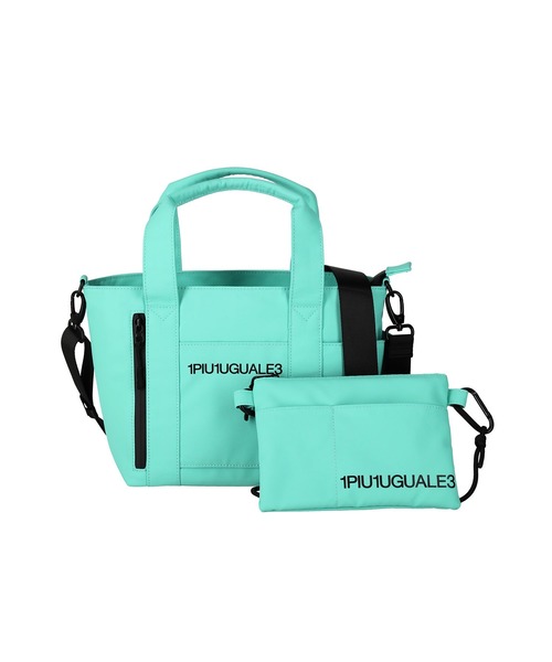 1PIU1UGUALE3 GOLF(ウノピゥウノウグァーレトレゴルフ)の「TOTE BAGSMALL(ショルダーバッグ・メンズ・ブラック/カーキ/グレー/ターコイズブルー・FREE)」の4枚目の写真