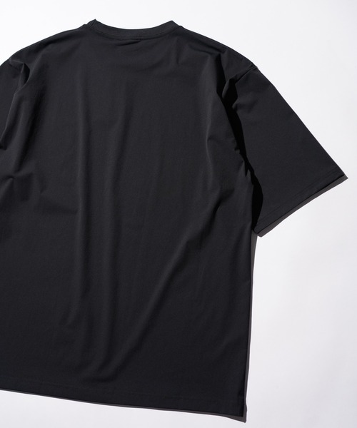 TAION（タイオン）の「TAION / タイオン FUCTION T-SHIRTS <RELAXED LOOSE> (TAION-TS01BS-OS) 機能素材 オーバーサイズTシャツ（Tシャツ/カットソー・メンズ・ブラック/チャコールグレー/ダークネイビー/ホワイト・SMALL/MEDIUM/LARGE/X-LARGE）」の22枚目の写真