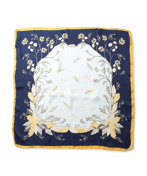 VIS（ビス）の「アソート柄スカーフ 90cm（バンダナ/スカーフ・レディース・ブルー系その他/ベージュ系その他・FREE）」の15枚目の写真