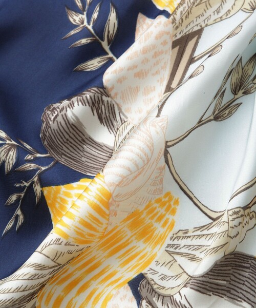 VIS（ビス）の「アソート柄スカーフ 90cm（バンダナ/スカーフ・レディース・ブルー系その他/ベージュ系その他・FREE）」の17枚目の写真