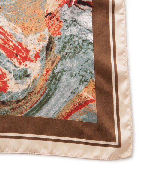 VIS（ビス）の「アソート柄スカーフ 90cm（バンダナ/スカーフ・レディース・ブルー系その他/ベージュ系その他・FREE）」の10枚目の写真