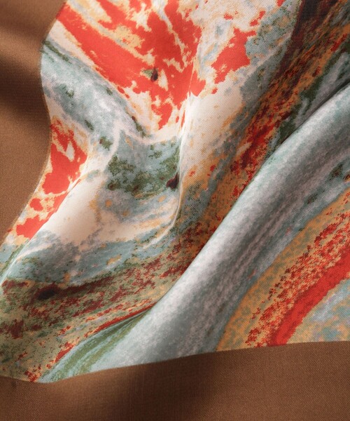 VIS（ビス）の「アソート柄スカーフ 90cm（バンダナ/スカーフ・レディース・ブルー系その他/ベージュ系その他・FREE）」の11枚目の写真