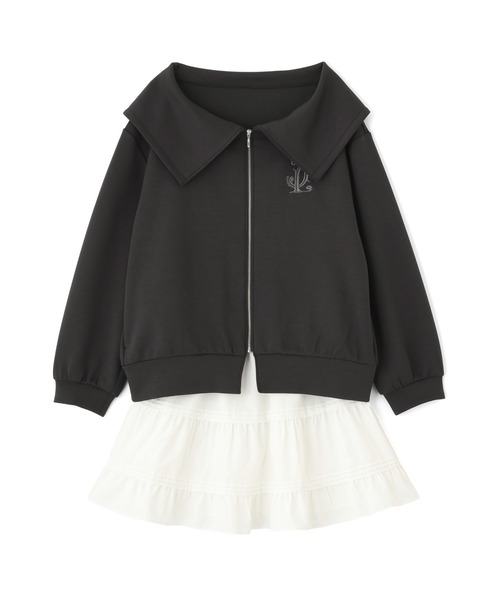 JILL by JILL STUART（ジルバイジルスチュアート）の「ビッグカラーパーカーティアードミニスカートセット（ワンピース・レディース・グレー/グレー系その他/ピンク・FREE）」の21枚目の写真