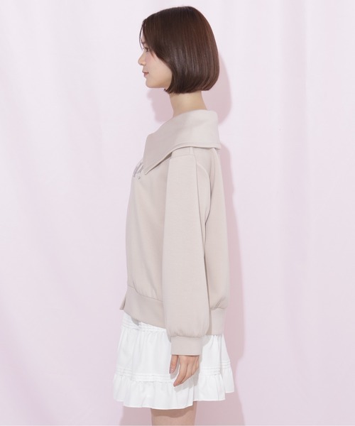 JILL by JILL STUART（ジルバイジルスチュアート）の「ビッグカラーパーカーティアードミニスカートセット（ワンピース・レディース・グレー/グレー系その他/ピンク・FREE）」の19枚目の写真