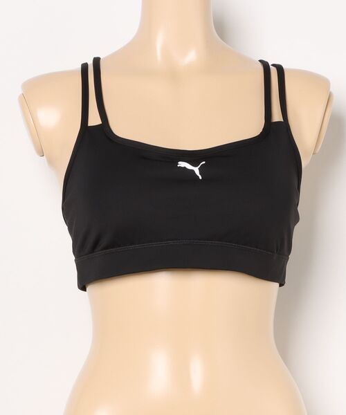 PUMA(プーマ)の「《PUMA》MOVE STRAPPY LOWサポートブラトップ(スポーツブラ・レディース・ブラック/ラベンダー・S/M/L)」の1枚目の写真