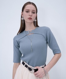 HARE（ハレ）の「モードカナグニットトップス(HARE)（ニット/セーター）」