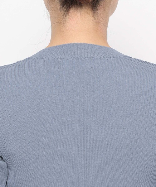 HARE（ハレ）の「モードカナグニットトップス(HARE)（ニット/セーター・レディース・ブルー/ブラック/グリーン・FREE）」の6枚目の写真