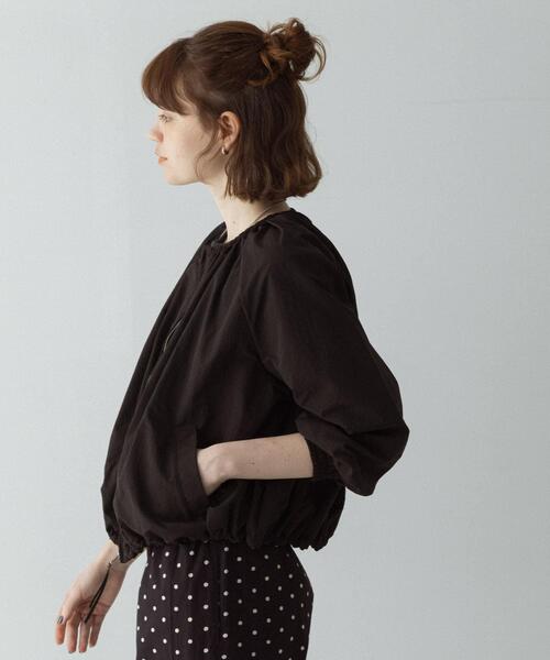 URBAN RESEARCH Sonny Label（アーバンリサーチサニーレーベル）の「『UR TECH』バルーンショートブルゾン（ブルゾン・レディース・ブラック/アイボリー/ベージュ・FREE）」の5枚目の写真