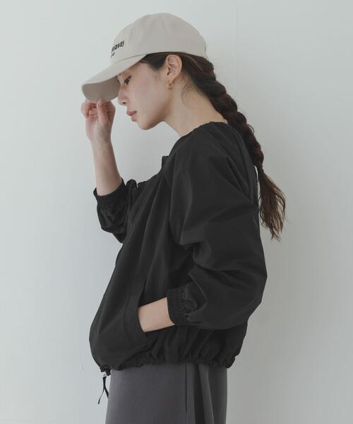 URBAN RESEARCH Sonny Label（アーバンリサーチサニーレーベル）の「『UR TECH』バルーンショートブルゾン（ブルゾン・レディース・ブラック/アイボリー/ベージュ・FREE）」の9枚目の写真
