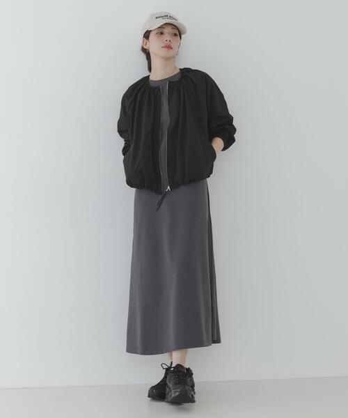 URBAN RESEARCH Sonny Label（アーバンリサーチサニーレーベル）の「『UR TECH』バルーンショートブルゾン（ブルゾン・レディース・ブラック/アイボリー/ベージュ・FREE）」の10枚目の写真