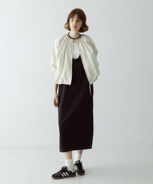 URBAN RESEARCH Sonny Label（アーバンリサーチサニーレーベル）の「『UR TECH』バルーンショートブルゾン（ブルゾン・レディース・ブラック/アイボリー/ベージュ・FREE）」の19枚目の写真