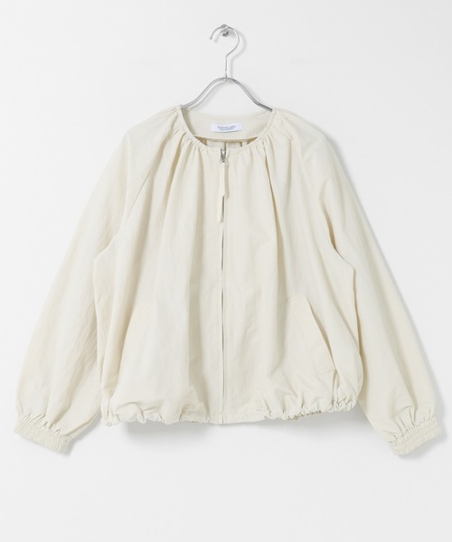 URBAN RESEARCH Sonny Label（アーバンリサーチサニーレーベル）の「『UR TECH』バルーンショートブルゾン（ブルゾン・レディース・ブラック/アイボリー/ベージュ・FREE）」の15枚目の写真