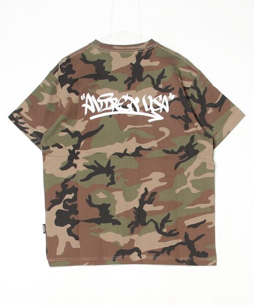 AVIREX(アヴィレックス)の「《直営店限定》CAMO T-SHIRT / カモ 半袖Tシャツ / AVIREX / アヴィレックス(Tシャツ/カットソー・メンズ・グリーン系カモフラージュ/ベージュ系その他・LARGE/XX-LARGE/MEDIUM/X-LARGE)」の3枚目の写真