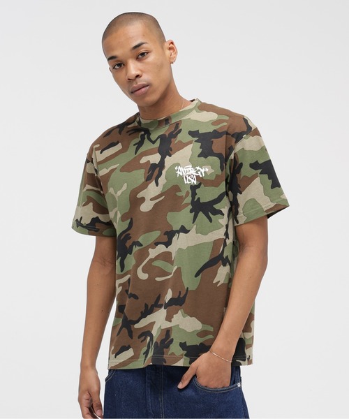 AVIREX(アヴィレックス)の「《直営店限定》CAMO T-SHIRT / カモ 半袖Tシャツ / AVIREX / アヴィレックス(Tシャツ/カットソー・メンズ・グリーン系カモフラージュ/ベージュ系その他・LARGE/XX-LARGE/MEDIUM/X-LARGE)」の10枚目の写真