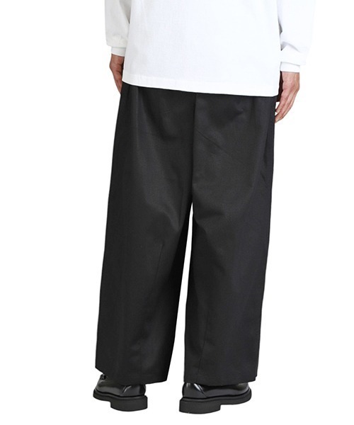 is-ness（イズネス）の「is-ness / イズネス：BALLOON EZ PANTS：28PT01T01-2-25AW[NOA]（デニムパンツ・メンズ・ブラック/ベージュ・M/L）」の10枚目の写真