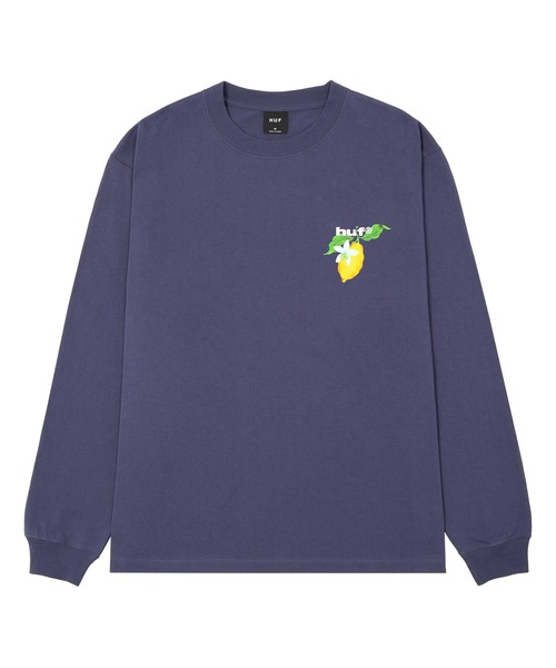 HUF(ハフ)の「SOUR LEMON LS TEE(Tシャツ/カットソー・メンズ・ブラック/ホワイト/ネイビー・S/M/L/XL)」の11枚目の写真