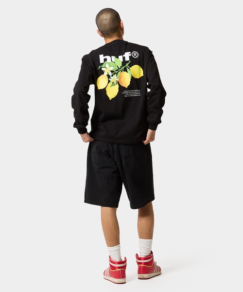 HUF(ハフ)の「SOUR LEMON LS TEE(Tシャツ/カットソー・メンズ・ブラック/ホワイト/ネイビー・S/M/L/XL)」の17枚目の写真