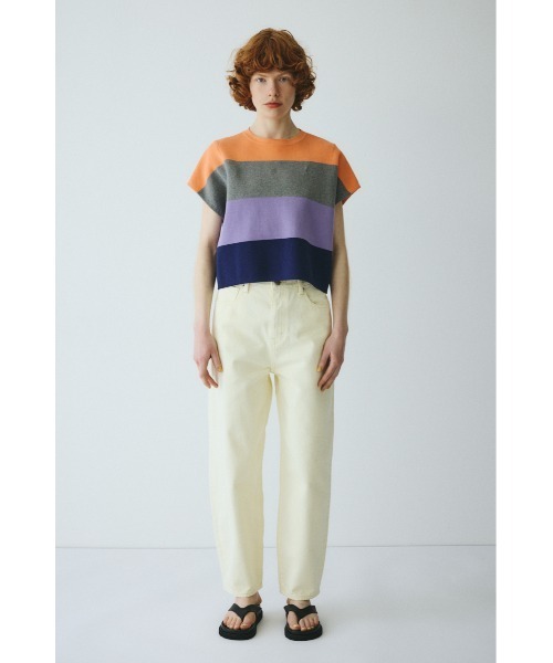 HeRIN.CYE（ヘリンドットサイ）の「Border box tops　　ボーダーボックストップス（ニット/セーター・レディース・ブルー系その他/グリーン系その他/オレンジ系その他・FREE）」の17枚目の写真