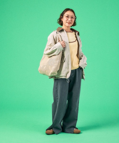 LEPSIM(レプシィム)の「キャミドッキングリブプルオーバー 639368(Tシャツ/カットソー・レディース・グレー/イエロー/オフホワイト・FREE)」の20枚目の写真