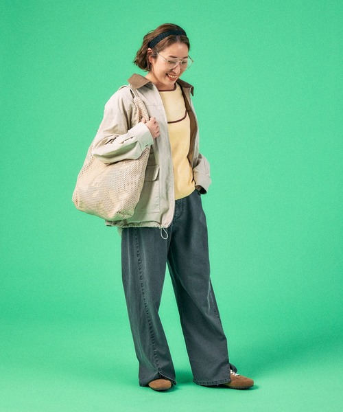 LEPSIM(レプシィム)の「キャミドッキングリブプルオーバー 639368(Tシャツ/カットソー・レディース・グレー/イエロー/オフホワイト・FREE)」の22枚目の写真