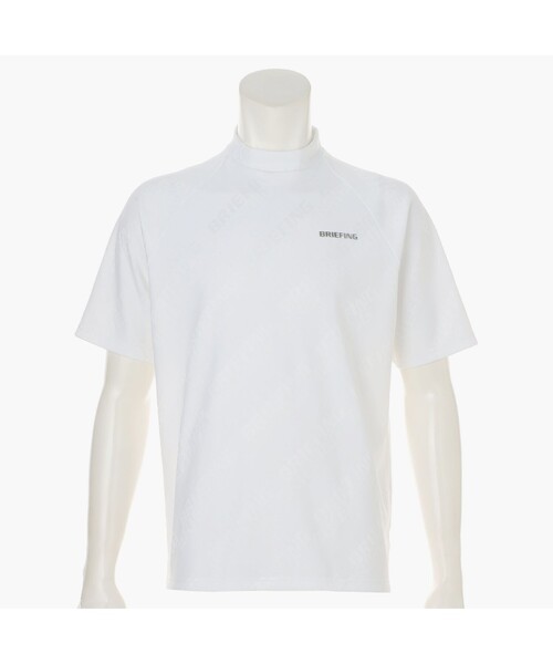 BRIEFING（ブリーフィング）の「【BRIEFING GOLF／ブリーフィングゴルフ】MS SHADOW LOGO JQ HIGHNECK RF（Tシャツ/カットソー・メンズ・ブラック/ホワイト/グレー・XL/S/L）」の2枚目の写真