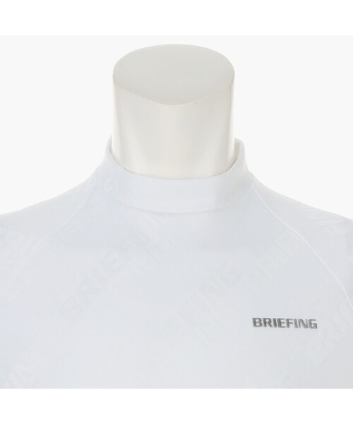 BRIEFING（ブリーフィング）の「【BRIEFING GOLF／ブリーフィングゴルフ】MS SHADOW LOGO JQ HIGHNECK RF（Tシャツ/カットソー・メンズ・ブラック/ホワイト/グレー・XL/S/L）」の6枚目の写真