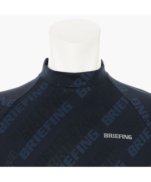 BRIEFING(ブリーフィング)の「【BRIEFING GOLF/ブリーフィングゴルフ】MS SHADOW LOGO JQ HIGHNECK RF(Tシャツ/カットソー・メンズ・ブラック/ホワイト/グレー/ネイビー・XL/S/L/M)」の12枚目の写真
