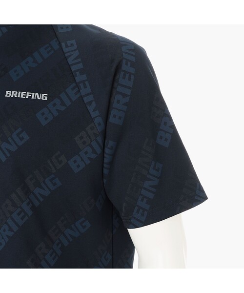 BRIEFING(ブリーフィング)の「【BRIEFING GOLF/ブリーフィングゴルフ】MS SHADOW LOGO JQ HIGHNECK RF(Tシャツ/カットソー・メンズ・ブラック/ホワイト/グレー/ネイビー・XL/S/L/M)」の14枚目の写真