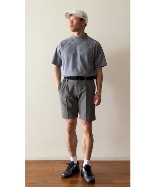 BRIEFING(ブリーフィング)の「【BRIEFING GOLF/ブリーフィングゴルフ】MS SHADOW LOGO JQ HIGHNECK RF(Tシャツ/カットソー・メンズ・ブラック/ホワイト/グレー/ネイビー・XL/S/L/M)」の4枚目の写真