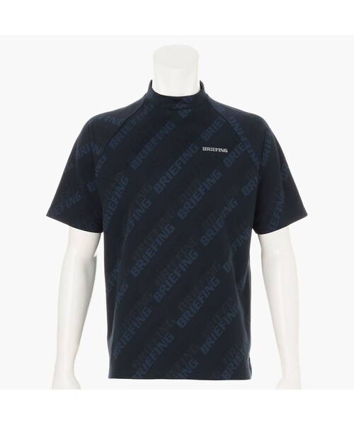BRIEFING(ブリーフィング)の「【BRIEFING GOLF/ブリーフィングゴルフ】MS SHADOW LOGO JQ HIGHNECK RF(Tシャツ/カットソー・メンズ・ブラック/ホワイト/グレー/ネイビー・XL/S/L/M)」の6枚目の写真