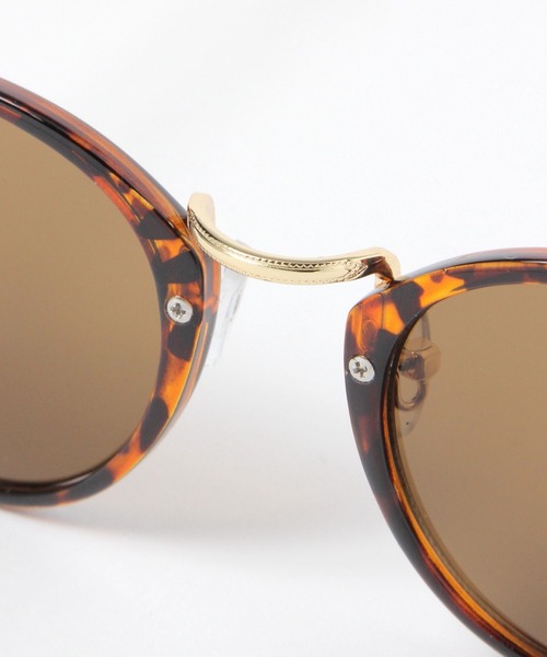 BAYFLOW(ベイフロー)の「ボストンコンビサングラス(ユニセックス)(サングラス・レディース・グレー/ブラウン・FREE)」の7枚目の写真