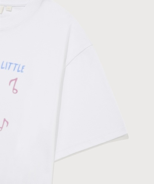COVERNAT(カバーナット)の「WOMAN OVERSIZED CAT GRAPHIC T-SHIRT(Tシャツ/カットソー・レディース・ホワイト/チャコールグレー・MEDIUM/SMALL)」の11枚目の写真
