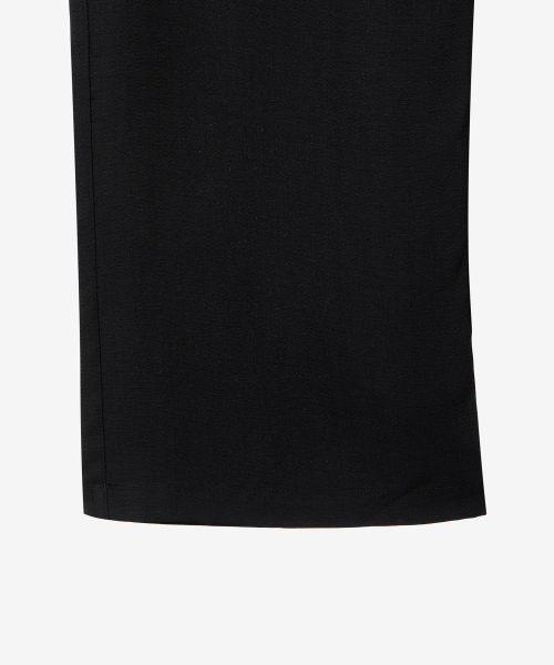 BASIC HOUSE（ベーシックハウス）の「レディース 通気性バンディングワイドパンツ ブラック（スウェットパンツ・レディース・ブラック・SMALL/MEDIUM/LARGE）」の17枚目の写真
