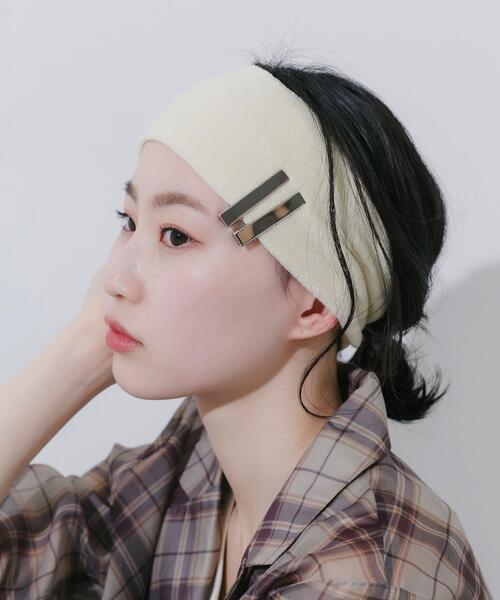 SMELLY（スメリー）の「ステンレススクエア2セットヘアピン（ヘアピン・レディース・シルバー・-）」の2枚目の写真