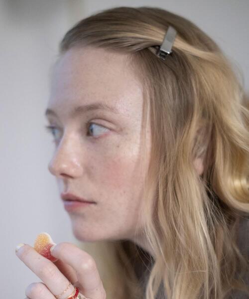 SMELLY（スメリー）の「ステンレススクエア2セットヘアピン（ヘアピン・レディース・シルバー・-）」の3枚目の写真