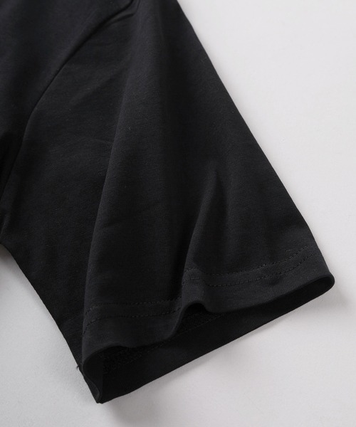 SlashDate（スラッシュデイト）の「【82】エクストラタッチ 無地 クルーネックTシャツ/ユニセックス/レディース/メンズ（Tシャツ/カットソー・メンズ・ホワイト/ブラック・L/M/S）」の6枚目の写真